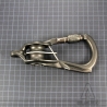 REVOLVER RIG TWIN Noir Mousqueton à poulie double