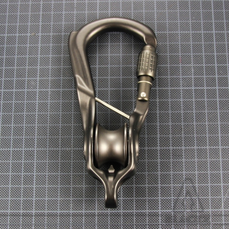 REVOLVER RIG Noir Mousqueton à poulie simple