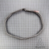 Anneaux de Sangle plat 16 mm gris - FIXE