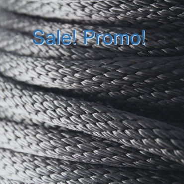 *** Corde de rigging 15 mm Noire - Longueur 23,50 m ***
