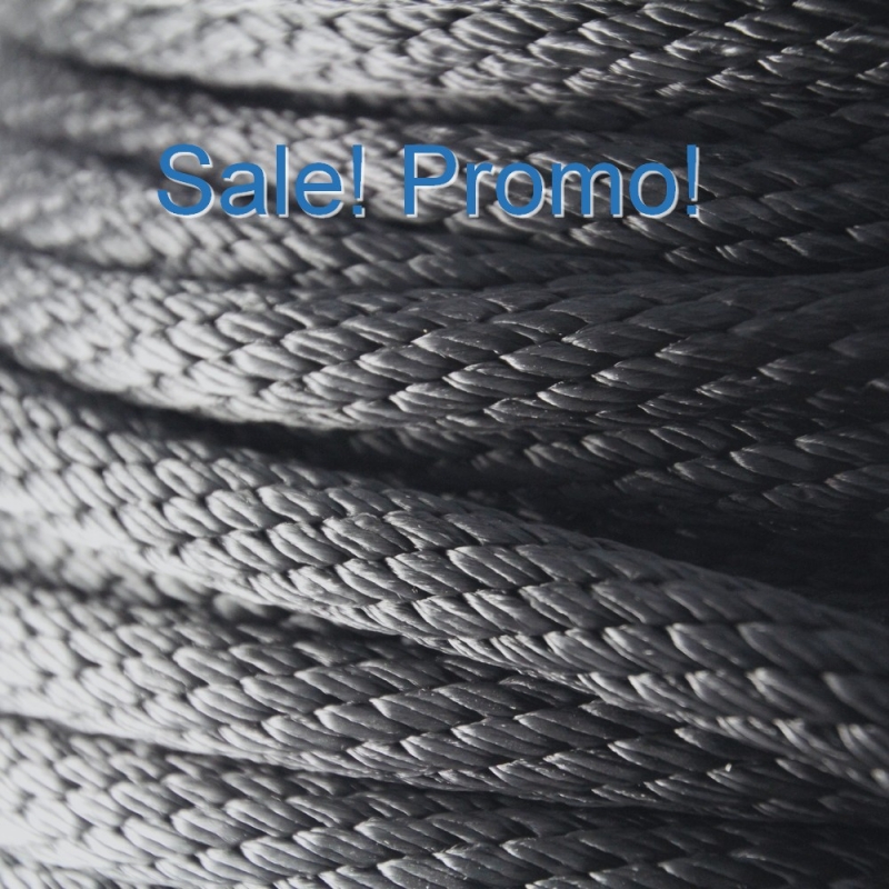*** Corde de rigging 16mm Noire - Longueur 13m ***