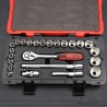 Coffret Douilles 1/4. 1/2 - 68 pièces