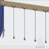 Acrobatic Wooden Beam Clamp with Pulley