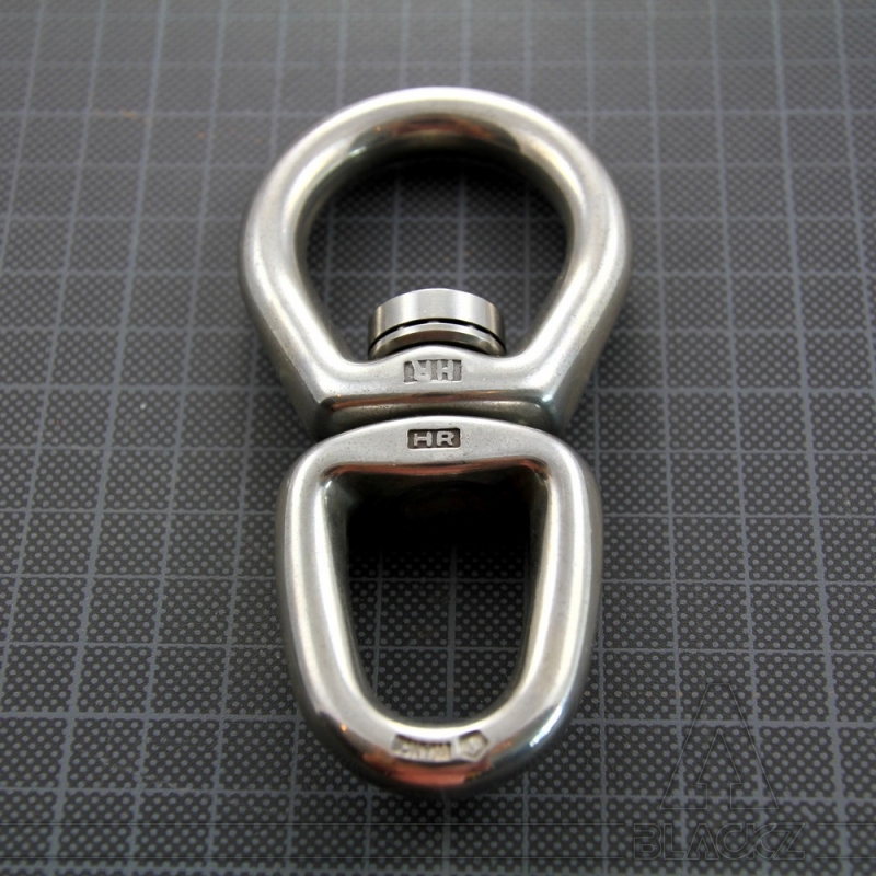 Emerillon Double anneau taille 115mm / roulement à billes