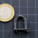 MANILLE DROITE autobloquante 4 mm NOIRE
