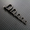 MANILLE DROITE autobloquante 4 mm NOIRE