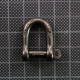 D Shackle self-locking 5mm
