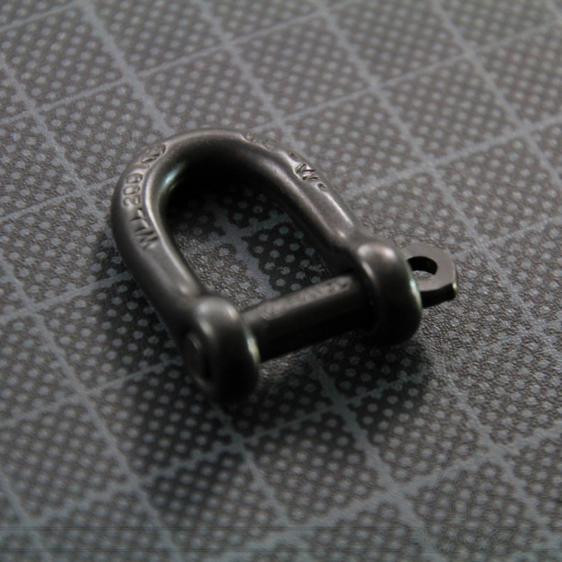 MANILLE DROITE autobloquante 5 mm NOIRE