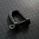 MANILLE DROITE autobloquante 10 mm NOIRE
