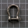 MANILLE LYRE autobloquante 4 mm NOIRE