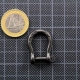 MANILLE LYRE autobloquante 4 mm NOIRE