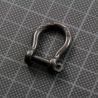 MANILLE LYRE autobloquante 4 mm NOIRE