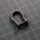 MANILLE LYRE autobloquante 4 mm NOIRE