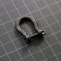 MANILLE LYRE autobloquante 4 mm NOIRE