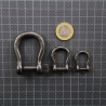 MANILLE LYRE autobloquante 4 mm NOIRE