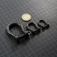 MANILLE LYRE autobloquante 4 mm NOIRE