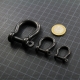 MANILLE LYRE autobloquante 5 mm NOIRE