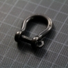MANILLE LYRE autobloquante 5 mm NOIRE