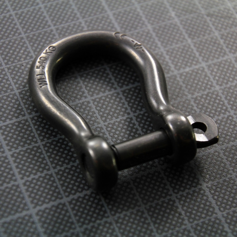 MANILLE LYRE autobloquante 8 mm NOIRE