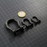 MANILLE LYRE autobloquante 8 mm NOIRE