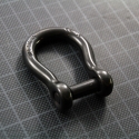 Black Bow Shackle allen head pin 8 mm