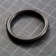 Black STAINLESS Ring M