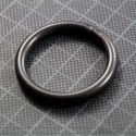 Black STAINLESS Ring M
