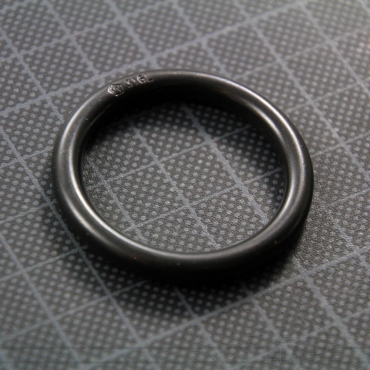 Black STAINLESS Ring M