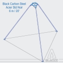 Portique TRIPOD 6m Noir