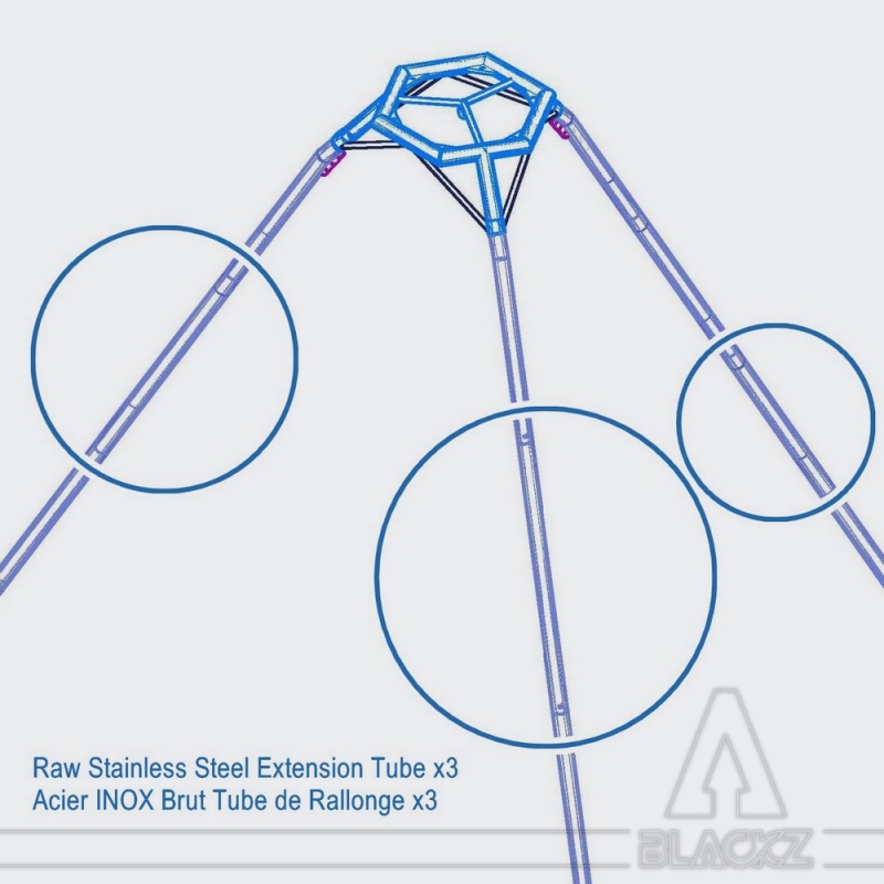 Rallonges TRIPOD Inox