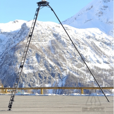Modified Truss Pole TRIPOD 6m Black