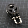 Very small pulley with ball bearing