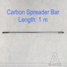 Barre d'écart Carbone 15 x 1000 mm