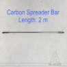 Barre d'écart Carbone 15 x 1000 mm