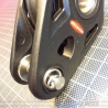 Single CORE pulley Halyard, screw pin with roller head