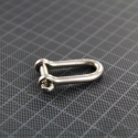 Long D shackle self locking 8 mm