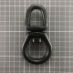 Black Double ring swivel size 115mm / ball bearing