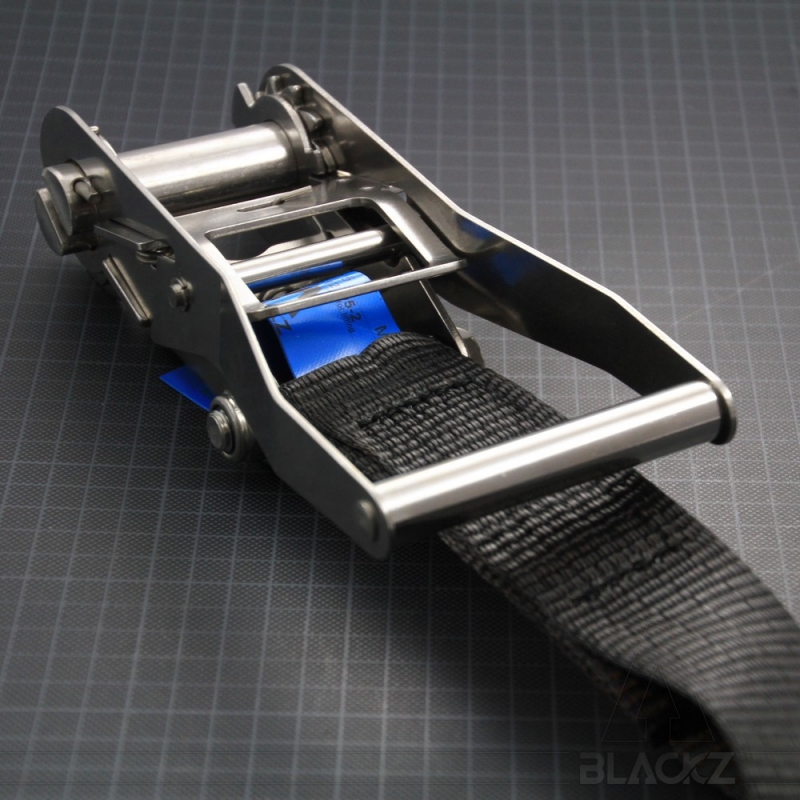 Black Ratchet Strap 50 mm tie-down