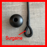 Oeil épissé / Double tresse + Sur-Gaine + Boule