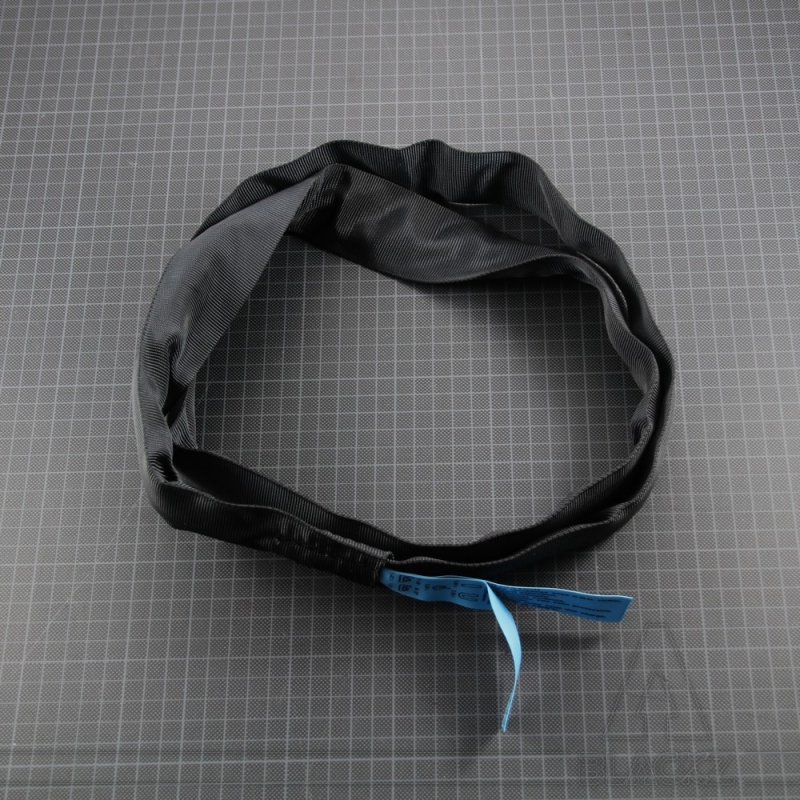 Black Textile round sling 1t