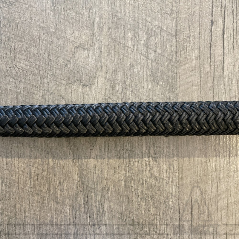  Drisse Noire préétirée 24 mm - à la découpe au m 