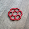HALO PLATES S RED