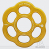 HALO PLATE M YELLOW