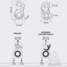 TURBOLOCK BLACK - Poulie Bloquante