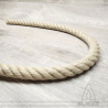 Cordage toronné polypropylène - Beige