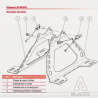 HARKEN - TELLUMOUNT bracket for LOCKHEAD Kit