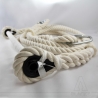 *Trapèze fixe coton écru - larg. 50cm - long. 1.5m