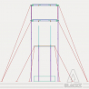 Trapeze Mini-Volant B-B 5P inox