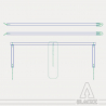 Mini-Flying Trapeze Rig B-B 5P Stainless