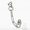 D chain belay PLATE 12mm Stainless steel